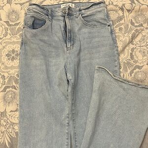 Abercrombie & Fitch Light Blue Straight Leg Jeans 30/10LONG